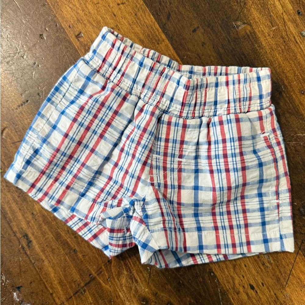 The Beaufort Bonnet Company Plaid Shorts in Red, Blue, and White